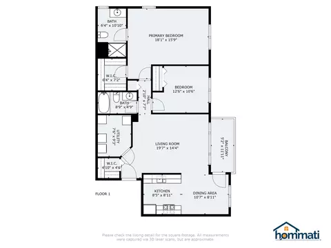 Floorplan - 998 Langtry Ct #D, Elgin, IL 60120 photo 1 of 1