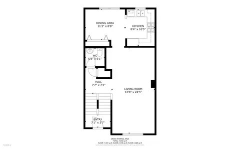 Floorplan - 1237 Willow Ave, Des Plaines, IL 60016 photo 2 of 4
