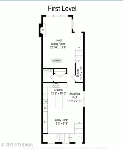 Floorplan - 2954 N Gresham Ave, Chicago, IL 60618 photo 1 of 3