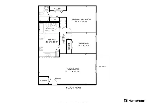 Floorplan - 4418 Euclid Ave #2B, Rolling Meadows, IL 60008 photo 1 of 1