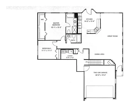Floorplan - 446 Autumn Dr #86B, Beecher, IL 60401 photo 1 of 1