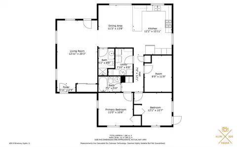 Floorplan - 409 W Broadway St, Ogden, IL 61859 photo 1 of 1