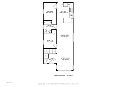 Floorplan - 434 E 90th St, Chicago, IL 60619 photo 3 of 4