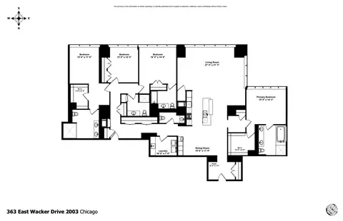 Floorplan - 363 E Wacker Dr #2003, Chicago, IL 60601 photo 1 of 1