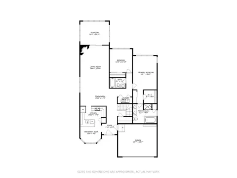 Floorplan - 13449 S Redberry Cir, Plainfield, IL 60544 photo 2 of 3