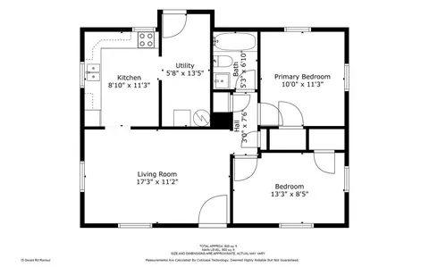 Floorplan - 15 Gerald Rd, Rantoul, IL 61866 photo 1 of 1