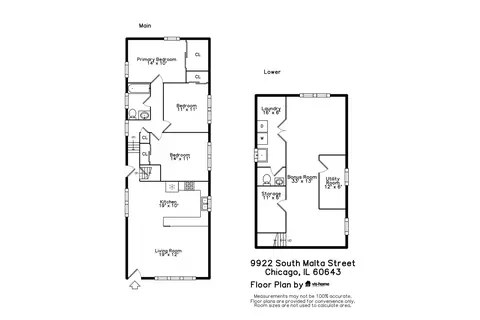 Floorplan - 9922 S Malta Ave, Chicago, IL 60643 photo 3 of 3