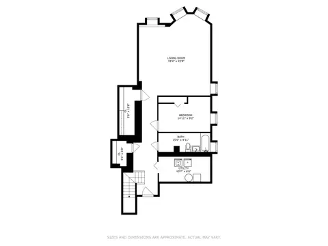 Floorplan - 112 E 50th St #1W, Chicago, IL 60615 photo 3 of 3
