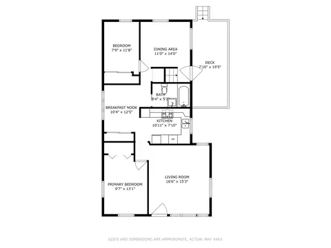 Floorplan - 313 Hoxie Ave, Elgin, IL 60123 photo 2 of 2