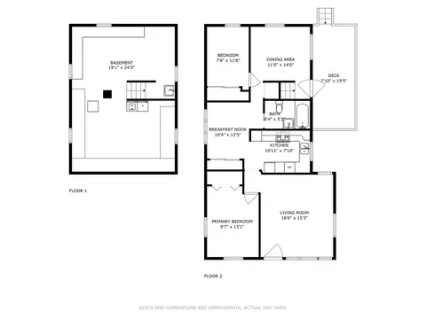 Floorplan - 313 Hoxie Ave, Elgin, IL 60123 photo 1 of 2