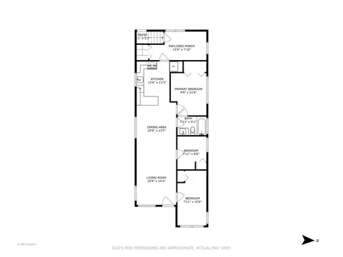 Floorplan - 3428 Union Ave, Steger, IL 60475 photo 2 of 3