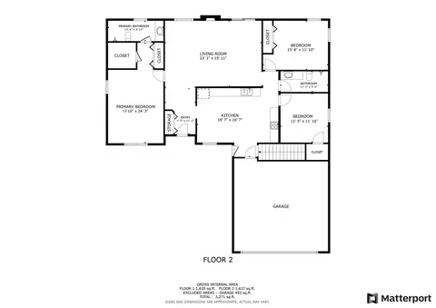 Floorplan - 25713 S Truman St, Monee, IL 60449 photo 1 of 2