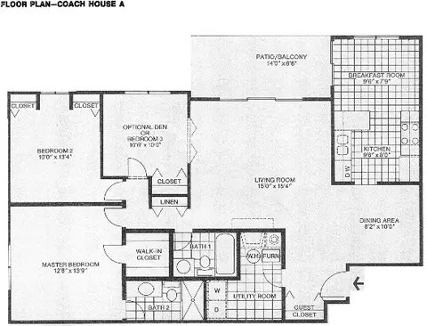 Floorplan - 1180 Buckingham Ct #A1, Wheeling, IL 60090 photo 1 of 1