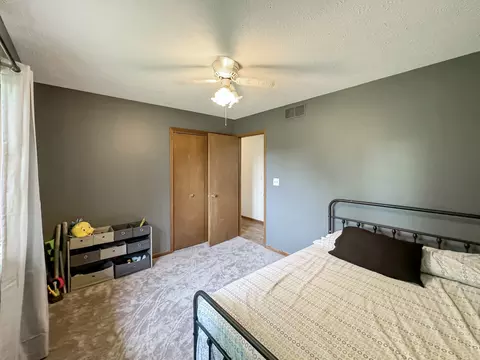 Bedroom - 315 S Jackson Rd, Pecatonica, IL 61063 photo 4 of 6