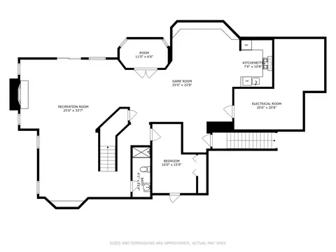 Floorplan - 6885 Fieldstone Dr, Burr Ridge, IL 60527 photo 3 of 3