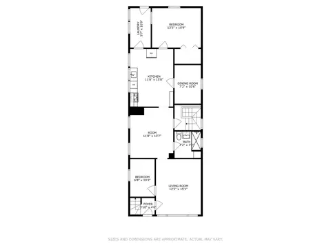 Floorplan - 464 N Artesian Ave, Chicago, IL 60612 photo 1 of 3