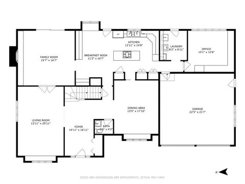 Floorplan - 1035 Evergreen Cir, Olympia Fields, IL 60461 photo 1 of 3