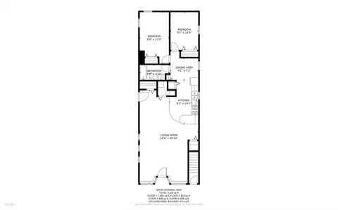 Floorplan - 1648 N Artesian Ave, Chicago, IL 60647 photo 1 of 4