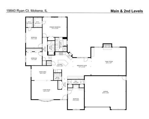 Floorplan - 19840 Ryan Ct, Mokena, IL 60448 photo 1 of 2