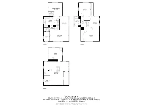 Floorplan - 6438 Sinclair Ave, Berwyn, IL 60402 photo 4 of 8