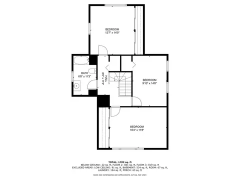 Floorplan - 6438 Sinclair Ave, Berwyn, IL 60402 photo 3 of 8