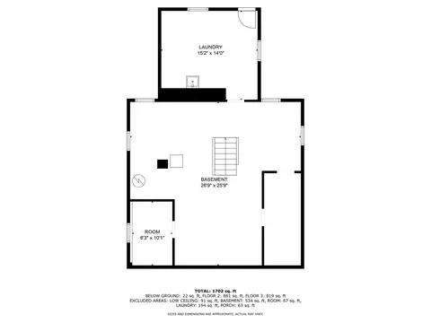 Floorplan - 6438 Sinclair Ave, Berwyn, IL 60402 photo 1 of 8