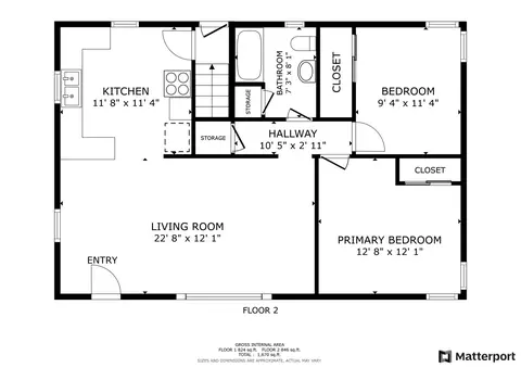 Floorplan - 1431 E Algonquin Rd, Des Plaines, IL 60016 photo 1 of 2