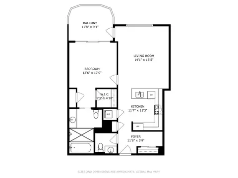 Floorplan - 10 E Delaware Pl #10C, Chicago, IL 60611 photo 1 of 1