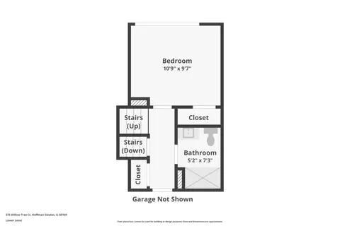 Floorplan - 375 Willow Tree Ct, Hoffman Estates, IL 60169 photo 3 of 4