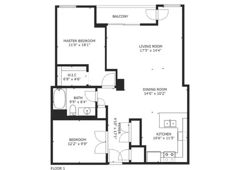 Floorplan - Undisclosed, Chicago, IL 60654 photo 1 of 1
