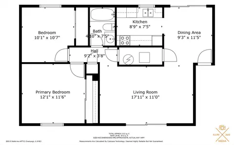Floorplan - 2003 S Mattis Ave #E, Champaign, IL 61821 photo 1 of 1