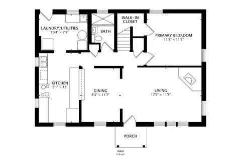 Floorplan - 1845 Pratt Ave, Des Plaines, IL 60018 photo 2 of 4