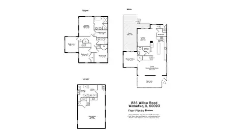 Floorplan - 886 Willow Rd, Winnetka, IL 60093 photo 4 of 4