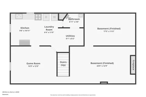 Floorplan - 600 Briar Ln, Morris, IL 60450 photo 3 of 4