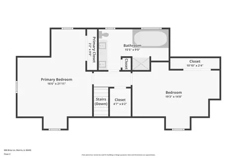 Floorplan - 600 Briar Ln, Morris, IL 60450 photo 2 of 4