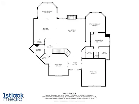 Floorplan - 2417 Rivermist Ct, Naperville, IL 60565 photo 3 of 4