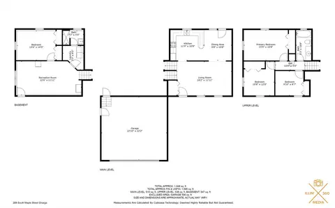 Floorplan - 209 S Maple St, Onarga, IL 60955 photo 1 of 1