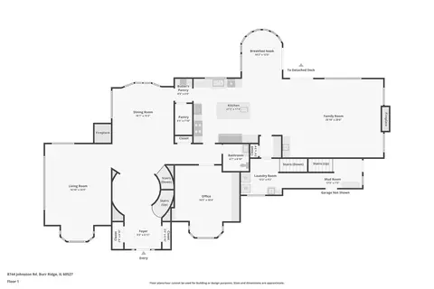 Floorplan - 8744 Johnston Rd, Burr Ridge, IL 60527 photo 2 of 5