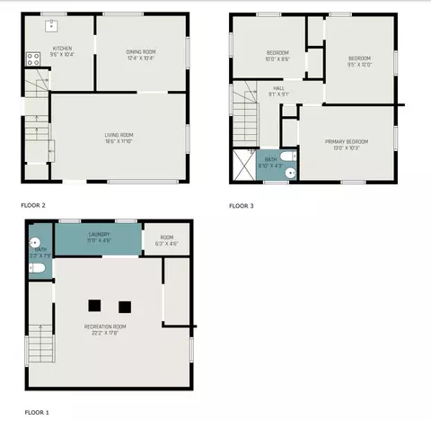 Floorplan - 2235 S 20th Ave, Broadview, IL 60155 photo 1 of 1