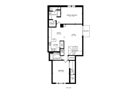 Floorplan - 1350 Longacre Ln #1350, Wheeling, IL 60090 photo 1 of 1