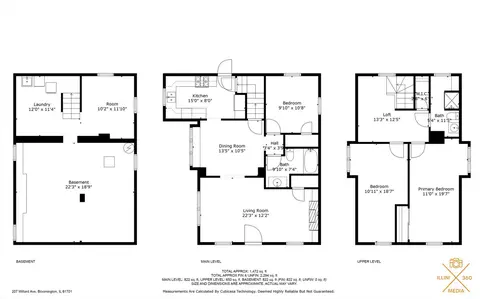 Floorplan - 207 Willard Ave, Bloomington, IL 61701 photo 1 of 1