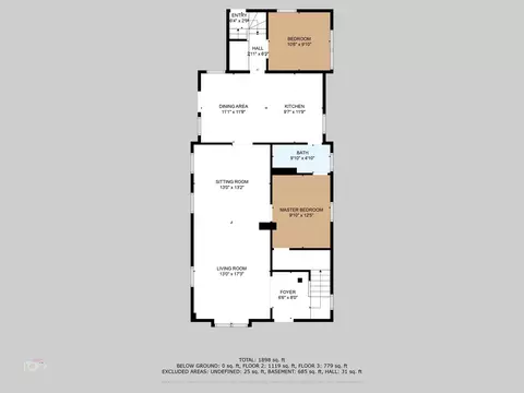 Floorplan - 817 Maple Ave, Belvidere, IL 61008 photo 1 of 4