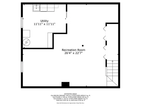 Floorplan - 1239 Windemere Ave, Naperville, IL 60564 photo 3 of 4
