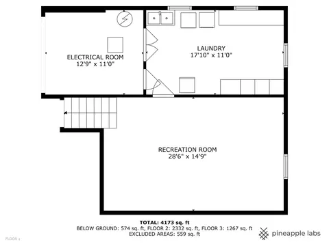 Floorplan - 912 Revere Rd, Glenview, IL 60025 photo 3 of 3