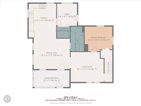 Floorplan - 206 W 1st St, Gridley, IL 61744 photo 1 of 2