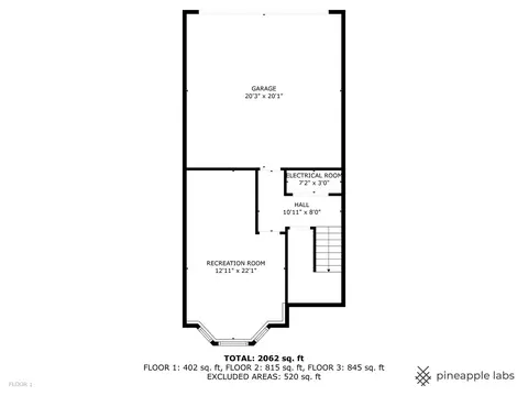 Floorplan - 522 Prestwick Ln, Wheeling, IL 60090 photo 3 of 3