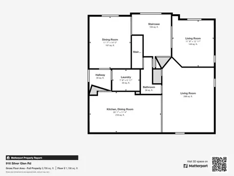 Floorplan - 916 Silver Glen Rd, Mchenry, IL 60050 photo 3 of 4