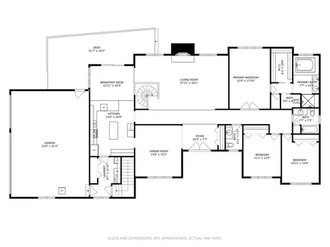 Floorplan - 2802 Coleen Ct, Rolling Meadows, IL 60008 photo 1 of 3