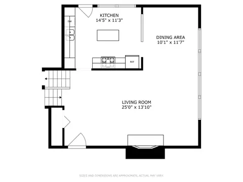 Floorplan - 307 Lincoln Ln, Wheeling, IL 60090 photo 3 of 4