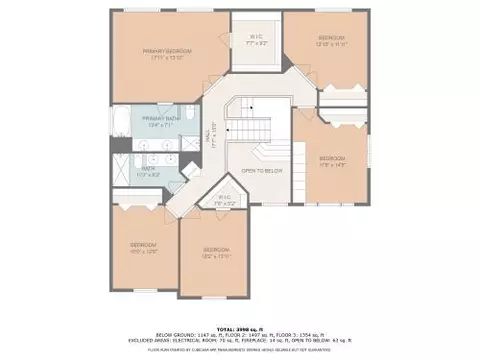 Floorplan - 1383 Haversham Dr, Aurora, IL 60502 photo 2 of 4